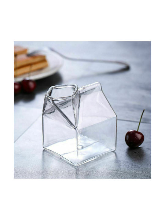 Milchkanne zum Servieren Glas in Transparent Farbe 1Stück