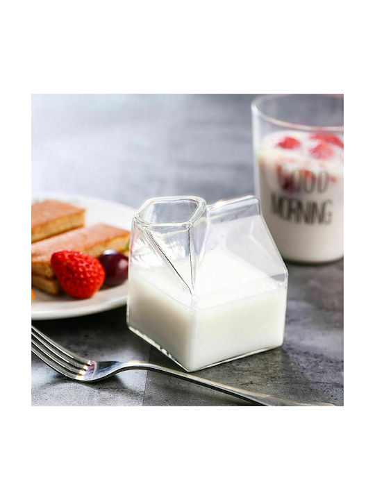 Milchkanne zum Servieren Glas in Transparent Farbe 1Stück