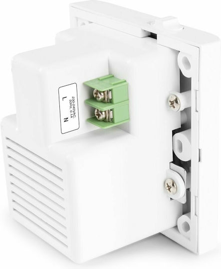 Power Dynamics BTW30 Priză Amplificator fără Cadrul Incorporat 2x15Watt, Bluetooth, FM, USB, Mp3 în culoarea Alb 100VS979 952.480