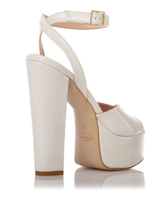 Sandals from Patent Leather Off White