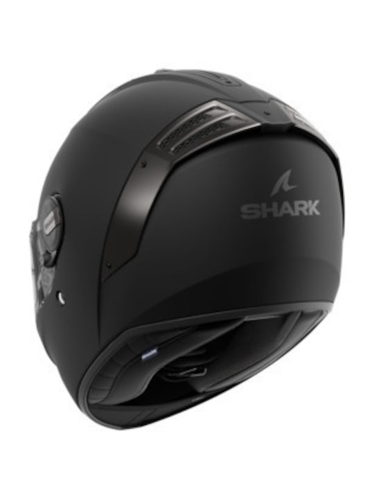 Shark Spartan RS Blank Mat Black Κράνος Μηχανής Full Face ECE 22.06 1530gr με Pinlock