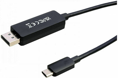 V7 USB 2.0 Cable USB-C male - USB-C male Black 2m (V7USBCDP14-2M)