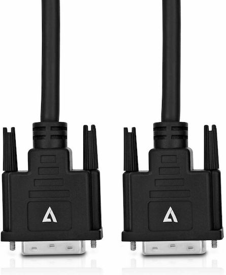 V7 Kabel DVI-D-Stecker - DVI-D-Stecker 5m Schwarz (V7DVIDVI-5M-BLK-1E)