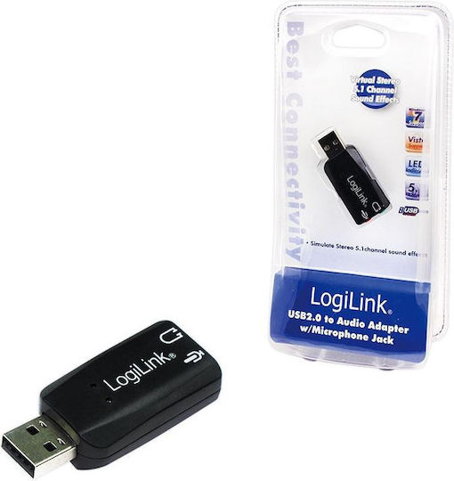 LogiLink Εξωτερική USB Κάρτα Ήχου 5.1 UA0053