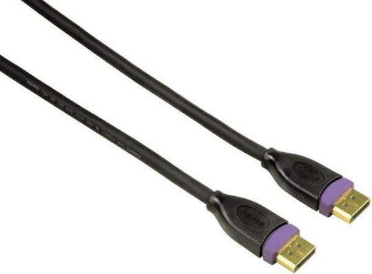 HAMA Kabel DisplayPort-Stecker - DisplayPort-Stecker 1.80m Schwarz (00078442)