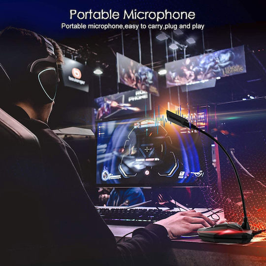 Eivotor Gaming Ustream USB Microfon USB Gooseneck