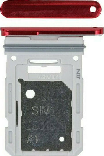 Sim-Kartenhalterung Rot Galaxy S20 FE
