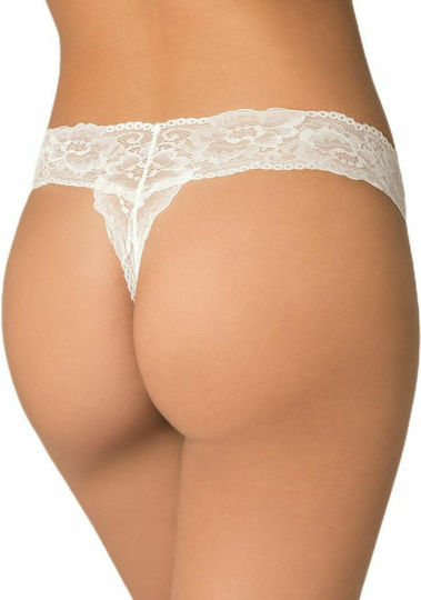 Milena by Paris 7580 Γυναικείο Sexy String Ιβουάρ