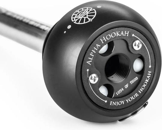 Hookah Ναργιλές Model X Kit Μονός Μαύρος 50cm