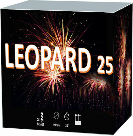 Artificiu Aerian Leopard cu 25 Lovituri & Durată 35 Secunde