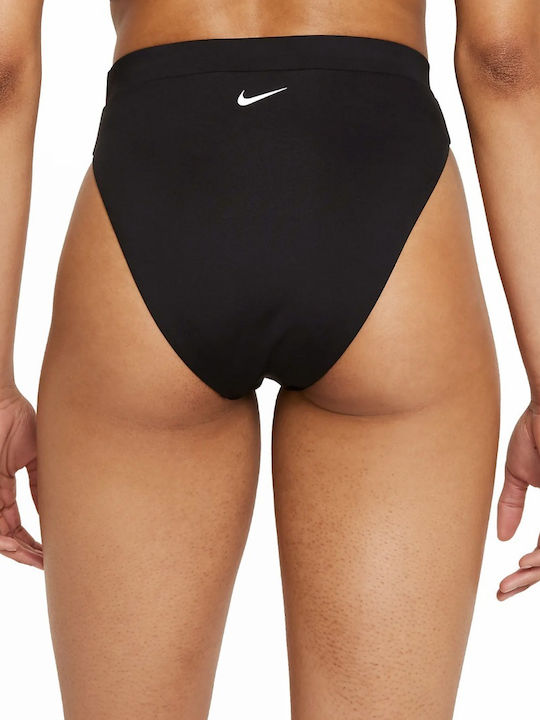 Nike Essentiall Bikini Slip Ψηλόμεσο Μαύρο