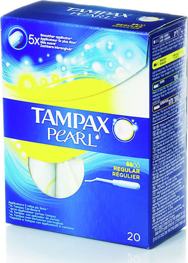 Tampax Tampons Pearl Mit App-Installer Für Normaler Fluss 16 Stück