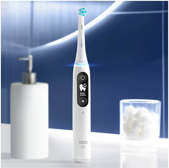 Oral-B iO Series 6 Electric Toothbrush with Pressure Sensor and Travel Case White