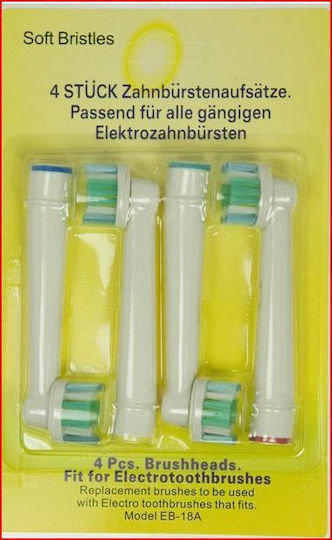 Timeless Tools Electric Toothbrush Replacement Heads HOP1000277 4pcs