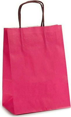 Pincello Χαρτοσακούλα Paper Bag for Gift Pink 18x8.5x30cm.