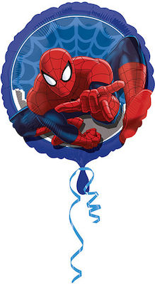 Balloon Foil Jumbo Spiderman Round Multicolour 53cm