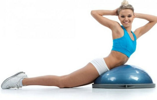 Bosu Pro Balance Trainer Balance Ball Black x65x25.4cm with Diameter 65cm