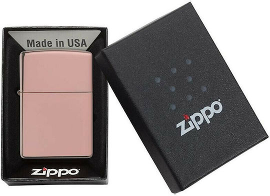 Zippo Classic Windproof Lighter Flame High Polish Rose Gold
