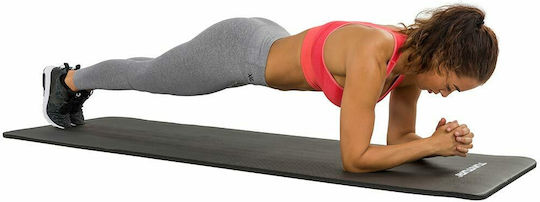 Tunturi Fitnessmat Στρώμα Γυμναστικής Pilates Μαύρο (180x60x1.5cm)
