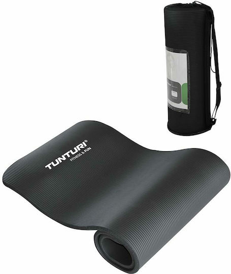 Tunturi Fitnessmat Yoga/Pilates Mat Black (180x60x1.5cm)