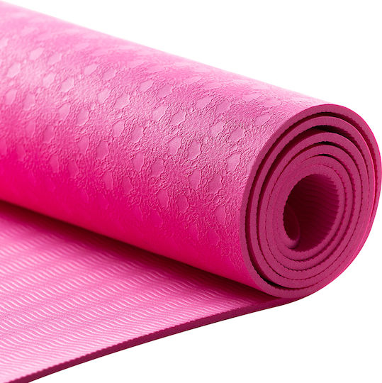 X-FIT Exercise Mat Pink (176x61x0.5cm)