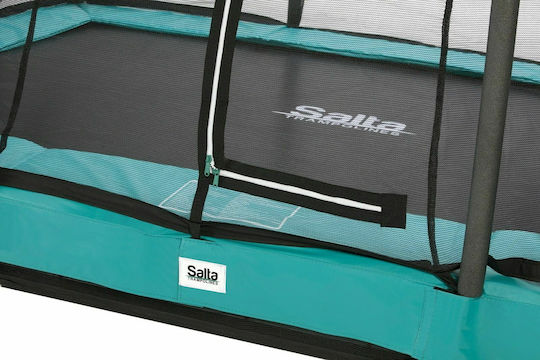 Salta Comfort Edition Ground Trampolin Draußen mit Netz 305 x 214 cm