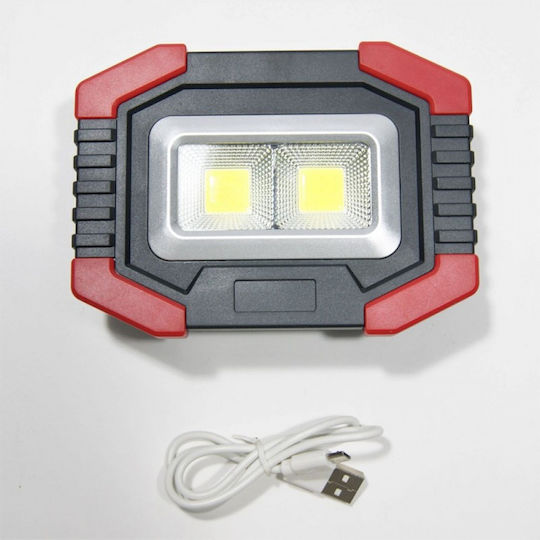 Rechargeable Jobsite Light LED 6W 2xCob Micro USB