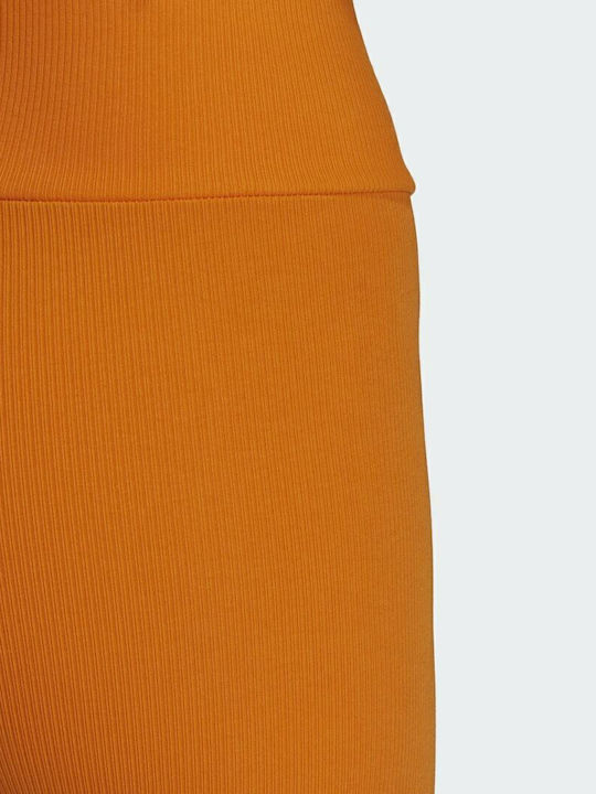 Adicolor Essentials Training Γυναικείο Ποδηλατικό Κολάν Ψηλόμεσο Bright Orange