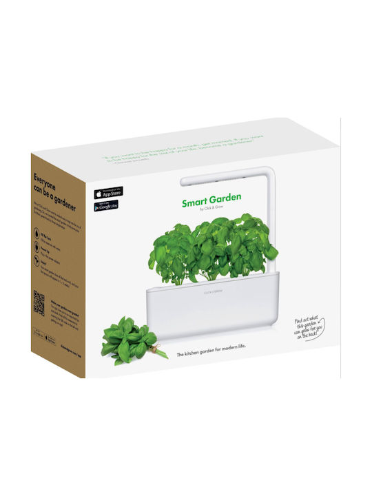 Click and Grow The Smart Garden 3 Αυτοποτιζόμενη Ζαρντινιέρα Πλαστική Μπεζ 32x13.5x23εκ.