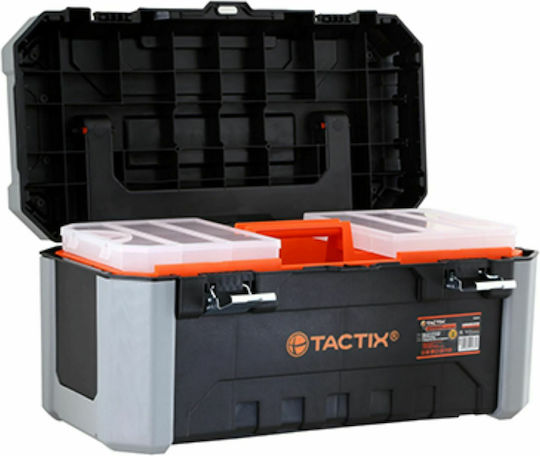 Tactix Hand Tool Case Plastic with Tobacco Case Dimensions: W58.5xD32xH28cm
