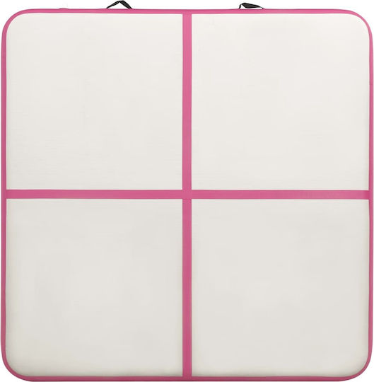 vidaXL Exercise Mat Pink (200x200x10cm)