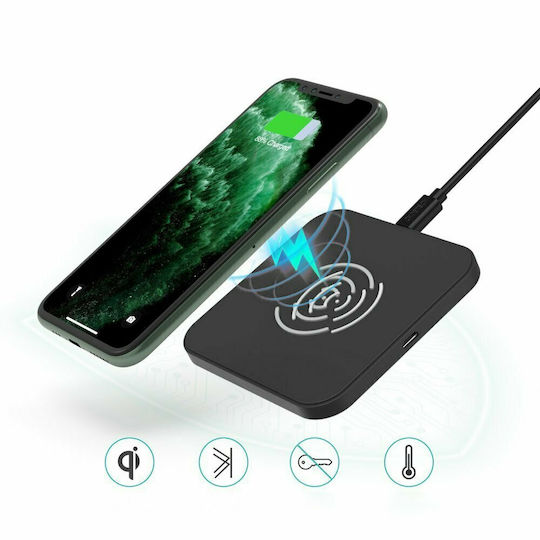 Choetech Încărcător Wireless (Qi Pad) 10W Negruς (T524-S & T511-S wireless charger)