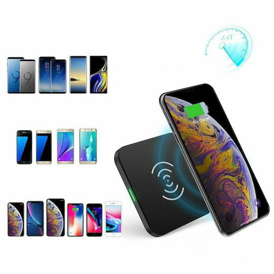 Choetech Încărcător Wireless (Qi Pad) 10W Negruς (T524-S & T511-S wireless charger)