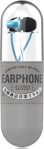 WK Wi80 În ureche Handsfree cu Mufă 3.5mm Albastru