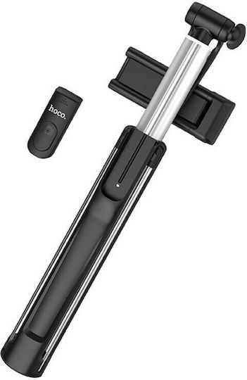 Hoco K10A Selfie Stick Τρίποδο Κινητού Bluetooth Μαύρο