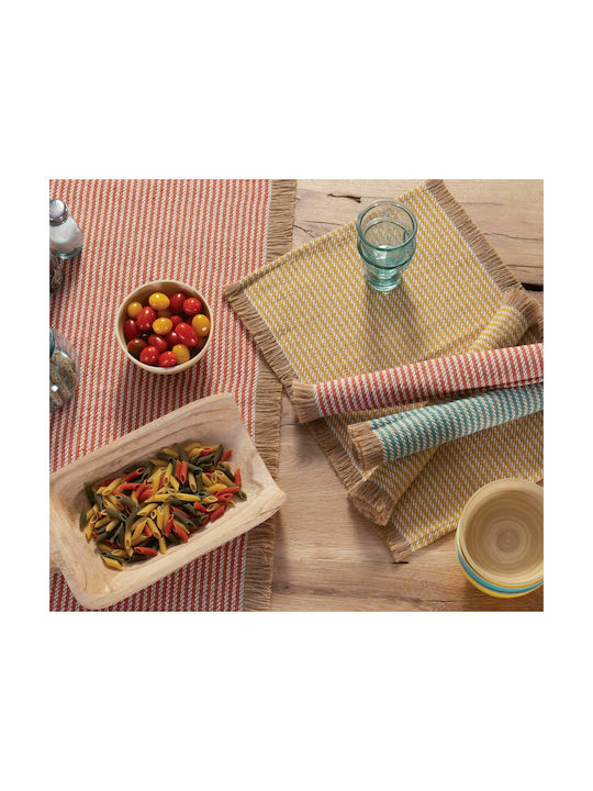 Nef-Nef Homeware Wicker Placemat Lander Blue 48x33cm