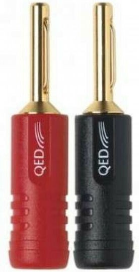 QED Screwloc ABS Ștecher Banană masculin 4buc Multicolor (QE1880)