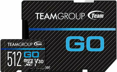 GO Micro microSDXC 512GB U3 V30 UHS-I with Adapter