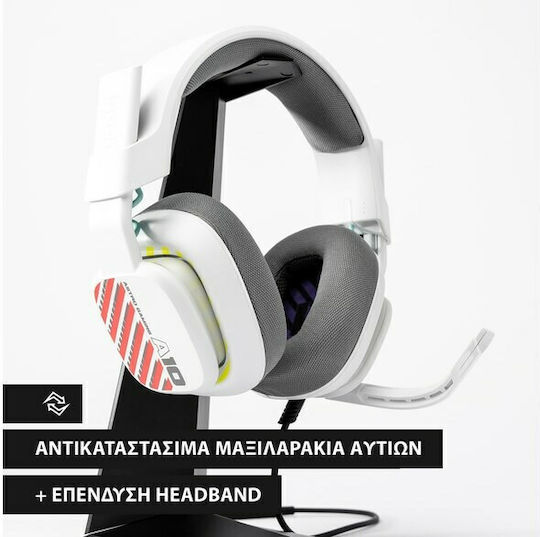 Astro A10 Gen. 2 Over Ear Gaming Headset with Connection 3.5mm White