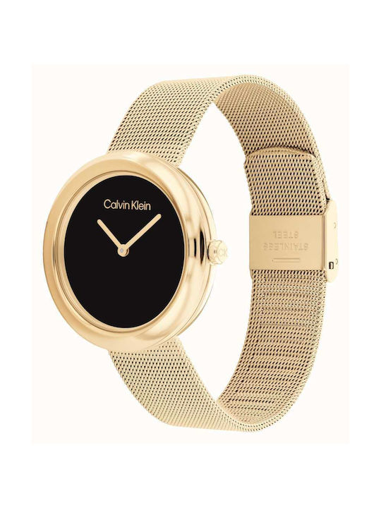 Calvin Klein Watch with Gold Metal Bracelet