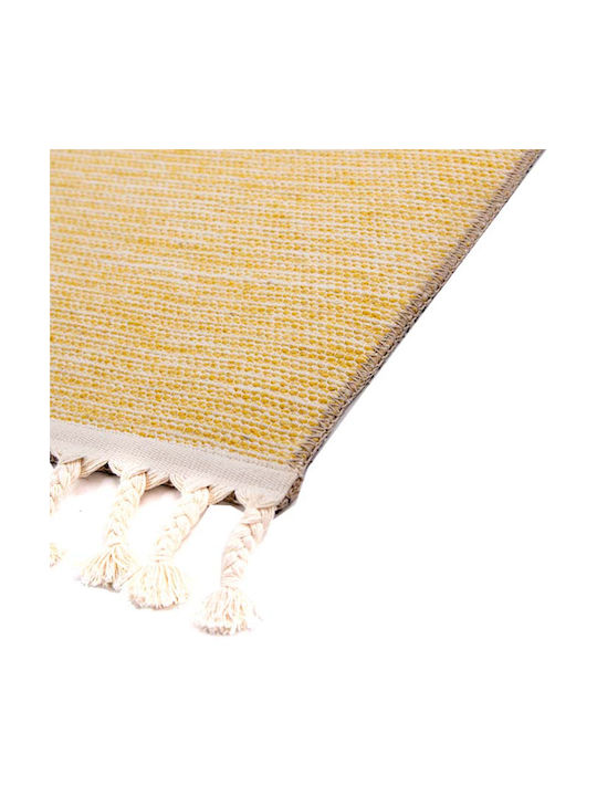 Royal Carpet Emma 20 Teppich Rechteckig Sommer mit Fransen Yellow