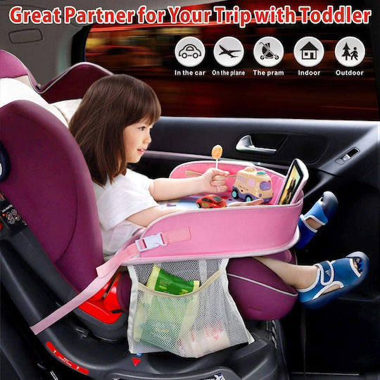 Kids Snack & Play Car Tray pentru copii Roz Erlsig