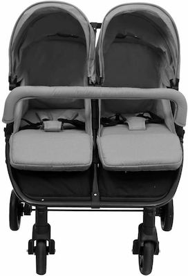 vidaXL Double Stroller