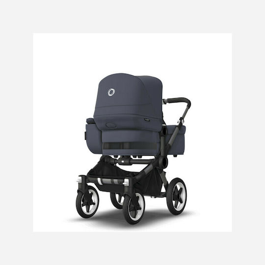 Bugaboo Πολυκαρότσι Donkey 5 Mono 2 in 1 Complete Graphite - Stormy Blue