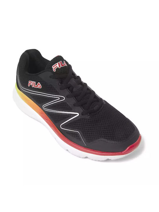 Fila Memory Panorama Herren Sportschuhe Laufen Schwarz