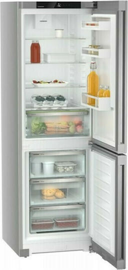 Liebherr Combină frigorifică 371lt NoFrost Î201.5xL59.7xA67.5cm. Inox CNsfd 5703