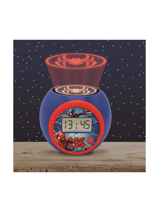 Lexibook Spiderman Blue Desktop Clock