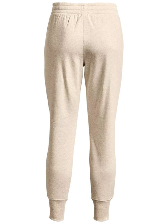 Rival Sweatpants Jogger Fleece Ecru
