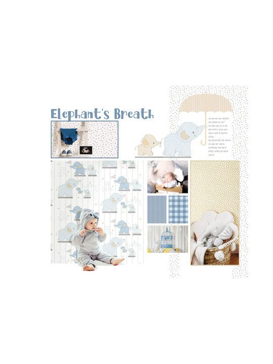 Loukianos Wallpapers Παιδική Ταπετσαρία Bινυλίου Mondo Baby 13077 Μ53xΥ1005εκ.