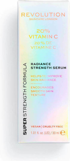 Revolution Beauty 20% Vitamin C Moisturizing Serum Face with Vitamin C for Detoxification & Radiance 30ml